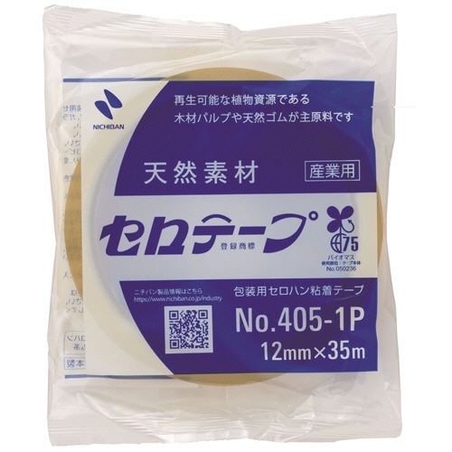 ニチバン 産業用セロテープ 大巻 12mm×35m 4051P-12 1巻