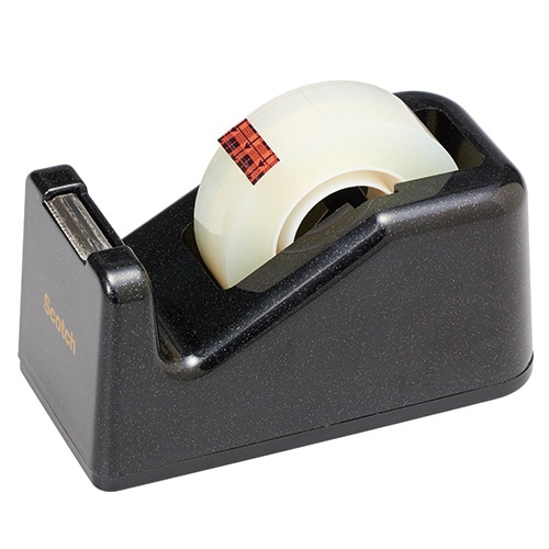 3M スコッチ コンパクトディスペンサー メタリックブラック C-28MB 1台