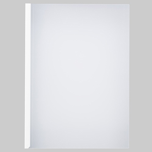 TANOSEE 薄型スリムレールホルダー A4タテ 20枚とじ 白 1パック(30冊)