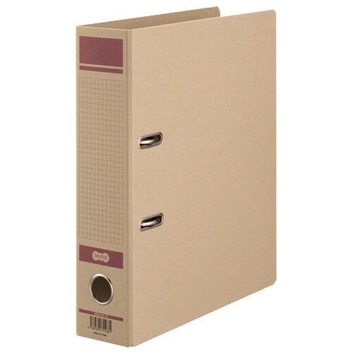 TANOSEE 保存用レバー式アーチファイルN A4タテ 580枚収容 58mmとじ 背幅77mm 赤 1冊