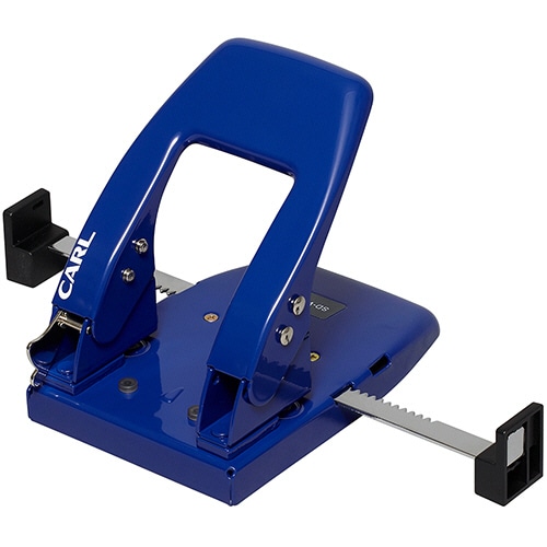 カール事務器 2穴パンチ 50枚穿孔 ブルー SD-W50-B 1台