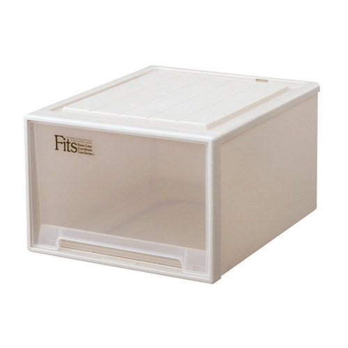 天馬 Fits フィッツケース クローゼット(ワイド) L-53 W440×D530×H300mm カプチーノ 1個