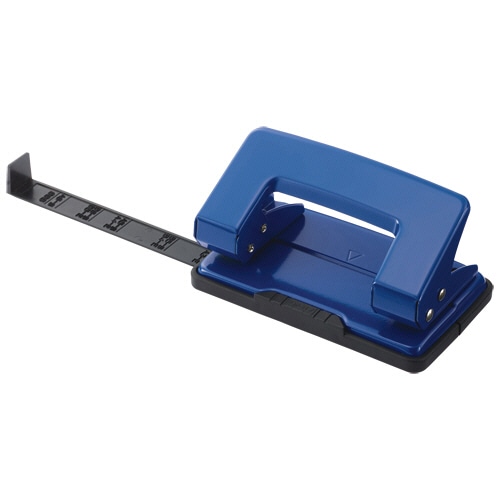 ＴＡＮＯＳＥＥ　２穴パンチ　１０枚穿孔　ブルー　１台