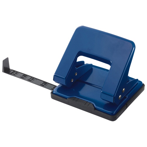 ＴＡＮＯＳＥＥ　２穴パンチ　２０枚穿孔　ブルー　１台