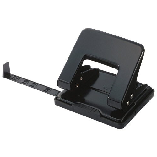 ＴＡＮＯＳＥＥ　２穴パンチ　２０枚穿孔　ブラック　１台