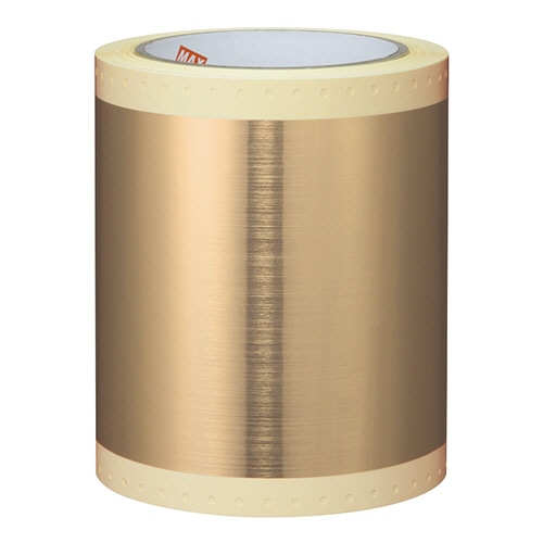 マックス　ビーポップ　１００タイプシート　１００ｍｍ幅×１５ｍ　ラベルＰＥＴ　ゴールド　ＳＬ－Ｓ１６４Ｎ　ＰＥＴ　ＨＬ　ＧＬＤ　１ロール