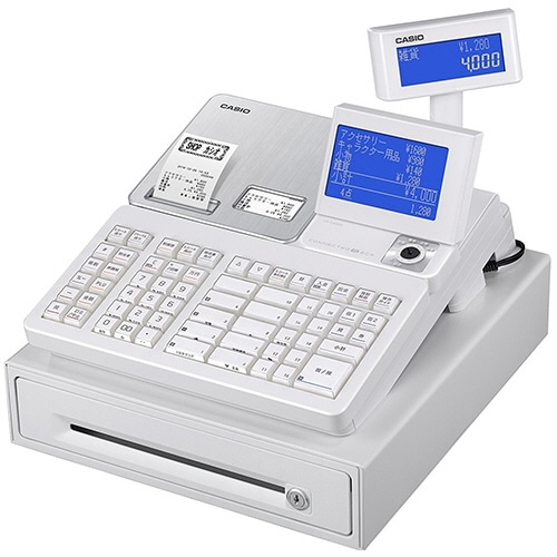 カシオ 電子レジスター ホワイト SR-S4000-20SWE 1台