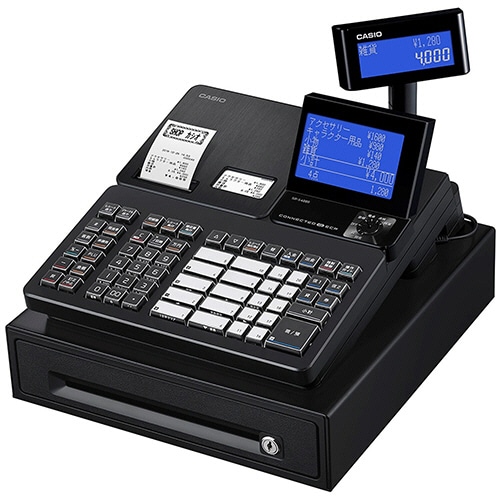カシオ 電子レジスター ブラック SR-S4000-20SBK 1台
