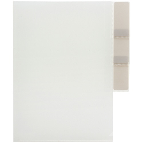 ビュートン デカインデックスホルダー A4 3山インデックス クリヤー DIX-A4-C3 1パック(3枚入)