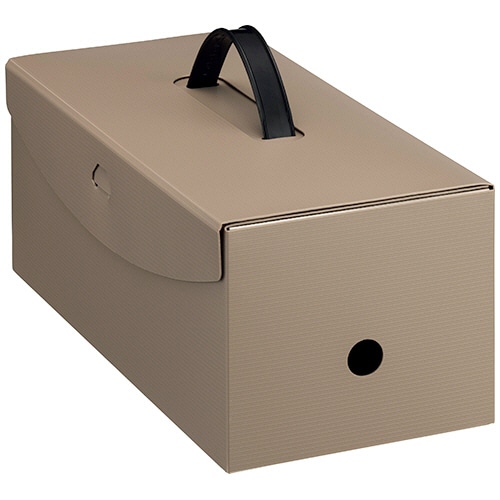 ライオン事務器　ボックスファイル　スマフィ　Ａ４ハーフサイズ　フタ・取っ手付き　背幅１５２ｍｍ　ベージュ　ＢＦ－２２Ｓ　１個