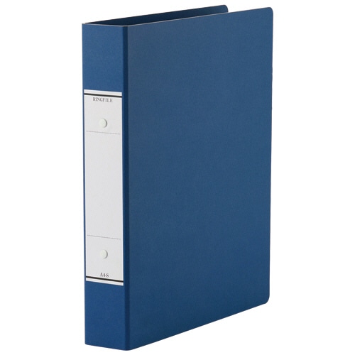 ＴＡＮＯＳＥＥ　ＯリングファイルＮ（紙表紙）　Ａ４タテ　２穴　３２０枚収容　リング内径３９ｍｍ　背幅５２ｍｍ　青　１冊