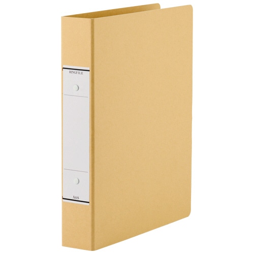 ＴＡＮＯＳＥＥ　ＯリングファイルＮ（紙表紙）　Ａ４タテ　２穴　３２０枚収容　リング内径３９ｍｍ　背幅５２ｍｍ　クラフト　１冊