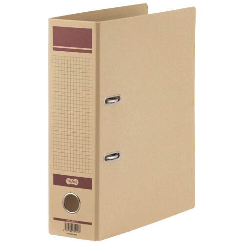 TANOSEE 保存用レバー式アーチファイルN A4タテ 700枚収容 70mmとじ 背幅83mm 赤 1冊