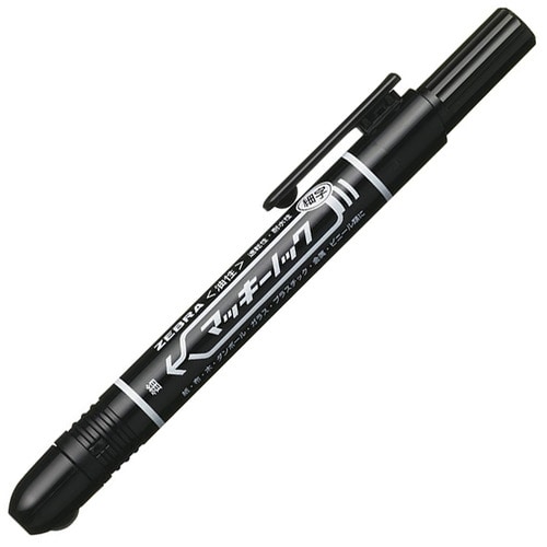 ゼブラ 油性マーカー マッキーノック 細字 黒 P-YYSS6-BK 1本