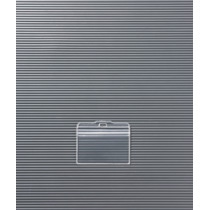 ライオン事務器 名札用ホルダー ヨコ型 ソフトタイプ(チャック式) N77KH-10P 1パック(10枚)