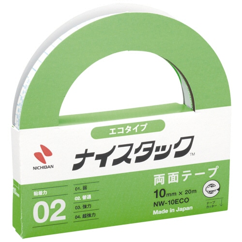 ニチバン ナイスタック エコタイプ 両面テープ 大巻 10mm×20m NW-10ECO 1巻