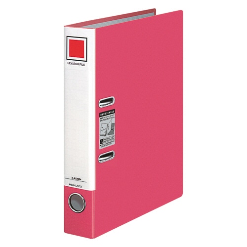 コクヨ レバッチファイル A4タテ 2穴 280枚収容 28mmとじ 背幅56mm 赤 フ-AL280R 1冊