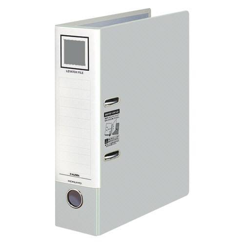 コクヨ レバッチファイル A4タテ 2穴 480枚収容 48mmとじ 背幅76mm シルバー フ-AL290C 1冊