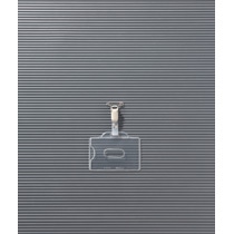 ライオン事務器 IDカード用名札 ヨコ型 ソフトタイプ N-211 1個