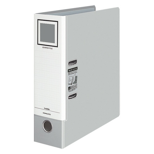 コクヨ レバッチファイル A4タテ 2穴 680枚収容 68mmとじ 背幅93mm シルバー フ-AL200C 1冊