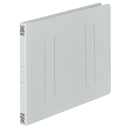 コクヨ フラットファイルV(樹脂製とじ具) B5ヨコ 150枚収容 背幅18mm グレー フ-V16M 1パック(10冊)