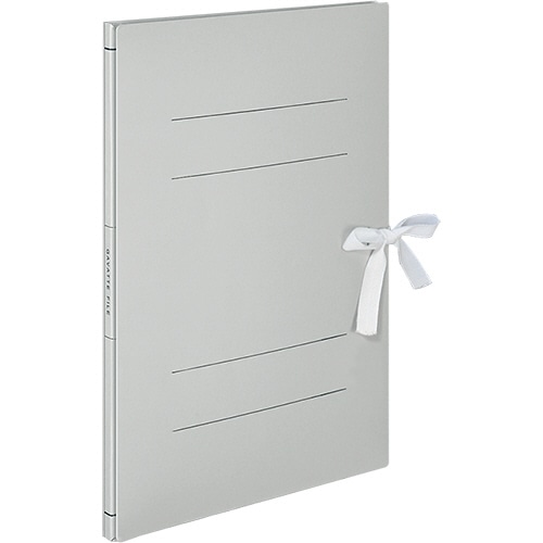 コクヨ ガバットファイル(活用タイプ・紙製) A4タテ(ひも付き) 1000枚収容 背幅14-114mm グレー フ-VH90NM 1冊
