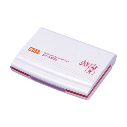 マックス 瞬乾スタンプ台 小形 赤 SA-102SE 1個