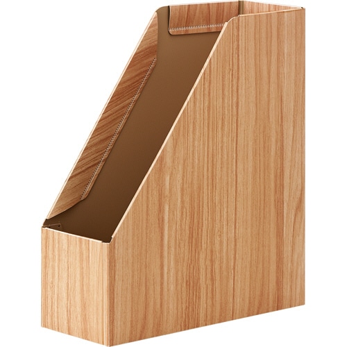 セキセイ ウッズスタイル ボックスファイル A4タテ 背幅102mm ブラウン WDS-8650-40 1冊