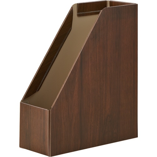 セキセイ ウッズスタイル ボックスファイル A4タテ 背幅102mm ダークブラウン WDS-8650-45 1冊