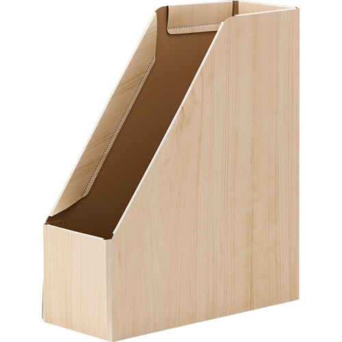 セキセイ ウッズスタイル ボックスファイル A4タテ 背幅102mm ナチュラルブラウン WDS-8650-54 1冊
