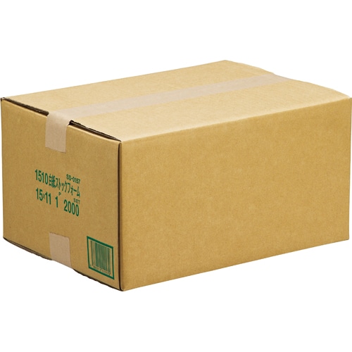 日本電算機用品 白紙ストックフォーム 15×11インチ 無地 1箱(2000折)