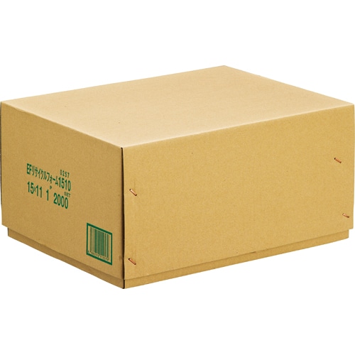 日本電算機用品 再生白紙ストックフォーム 15×11インチ 無地 1箱(2000折)