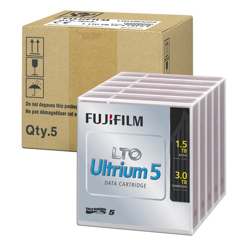 富士フイルム LTO Ultrium5 データカートリッジ 1.5TB/3.0TB LTO FB UL-5 1.5T JX5 1パック(5巻)