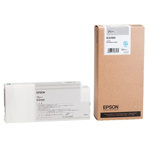 エプソン インクカートリッジ グレー 150ml ICGY60 1個