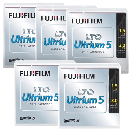 富士フイルム LTO Ultrium5 データカートリッジ バーコードラベル(縦型)付 1.5TB/3.0TB LTO FB UL-5 OREDPX5T 1パッ