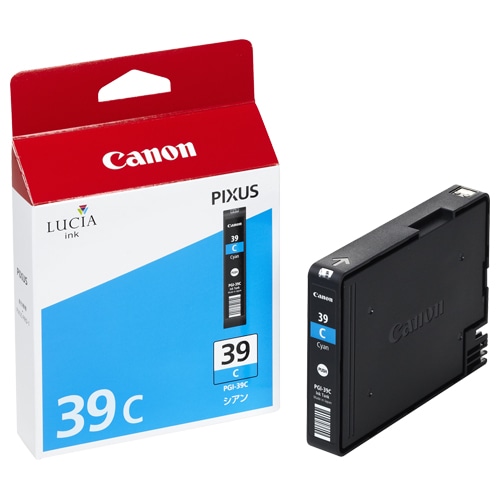 キヤノン インクタンク PGI-39C シアン 4861B001 1個