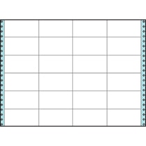 コクヨ 連続伝票用紙(タックフォーム) 横15×縦11インチ(381.0×279.4mm) 24片 ECL-745 1箱(50シート)