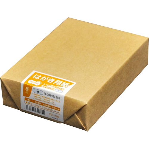 TANOSEE レーザープリンタ用 はがき用紙 水 1冊(200枚)