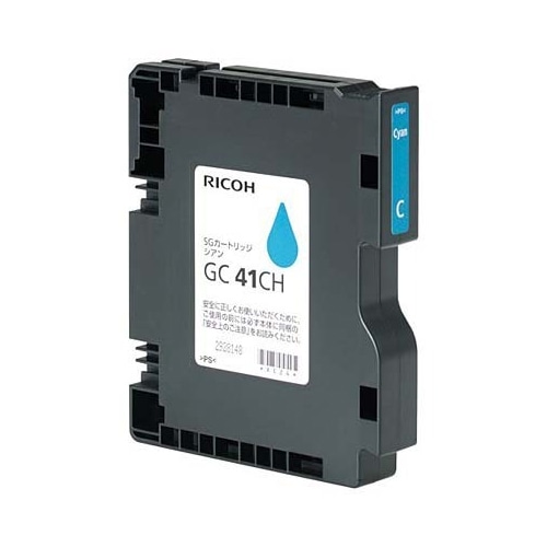 リコー SGカートリッジ GC41CH シアン Lサイズ 515826 1個