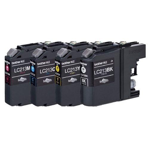 ブラザー インクカートリッジ 4色パック LC213-4PK 1箱(4個:各色1個)