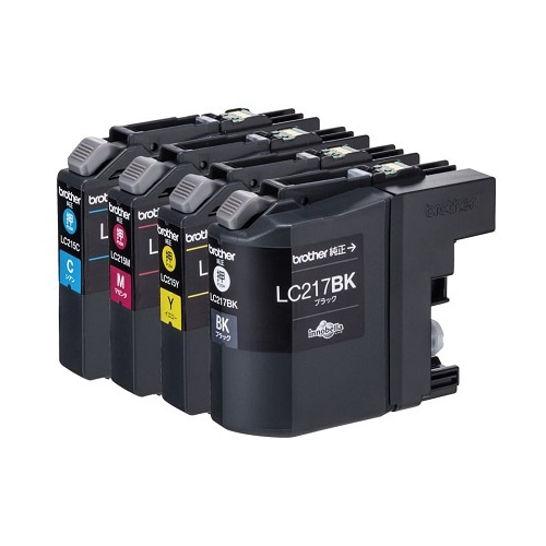 ブラザー インクカートリッジ 4色パック 大容量 LC217/215-4PK 1箱(4個:各色1個)