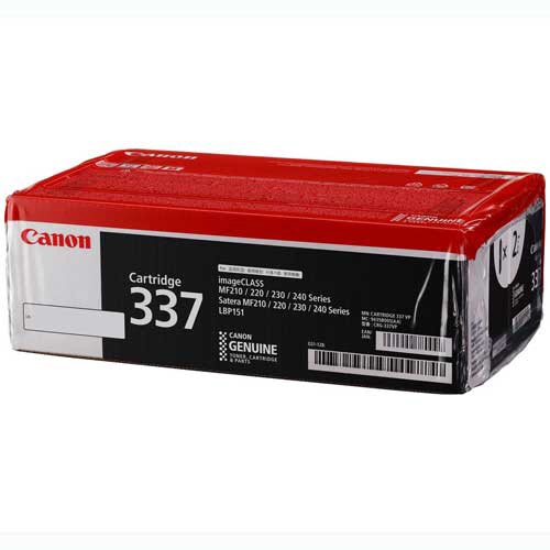 キヤノン トナーカートリッジ337VP CRG-337VP 約2400枚タイプ 9435B005 1パック(2個)