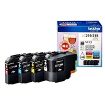 ブラザー インクカートリッジ お徳用 4色 大容量 LC219/215-4PK 1箱(4個:各色1個)
