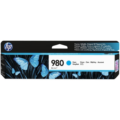 HP HP980 インクカートリッジ シアン 顔料系 D8J07A 1個