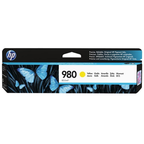 HP HP980 インクカートリッジ イエロー 顔料系 D8J09A 1個