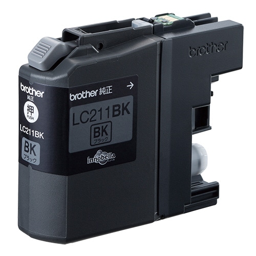 ブラザー インクカートリッジ 黒 LC211BK 1個