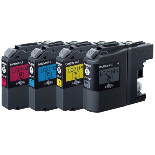 ブラザー インクカートリッジ お徳用 4色 LC211-4PK 1箱(4個:各色1個)