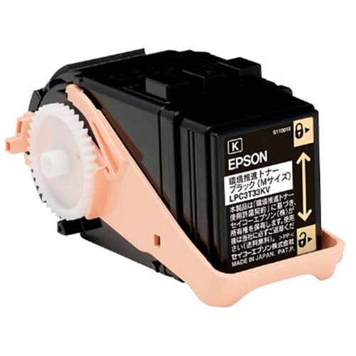 エプソン 環境推進トナー ブラック Mサイズ LPC3T33KV 1個