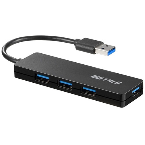 バッファロー USB3.0 バスパワーハブ 4ポート ブラック BSH4U120U3BK 1個