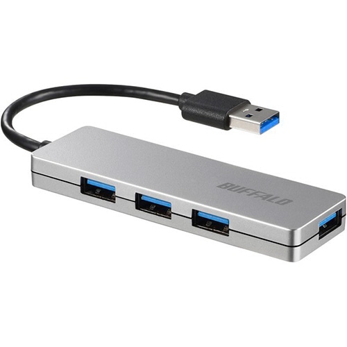 バッファロー USB3.0 バスパワーハブ 4ポート シルバー BSH4U120U3SV 1個